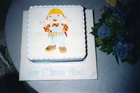 Bob the builder cake